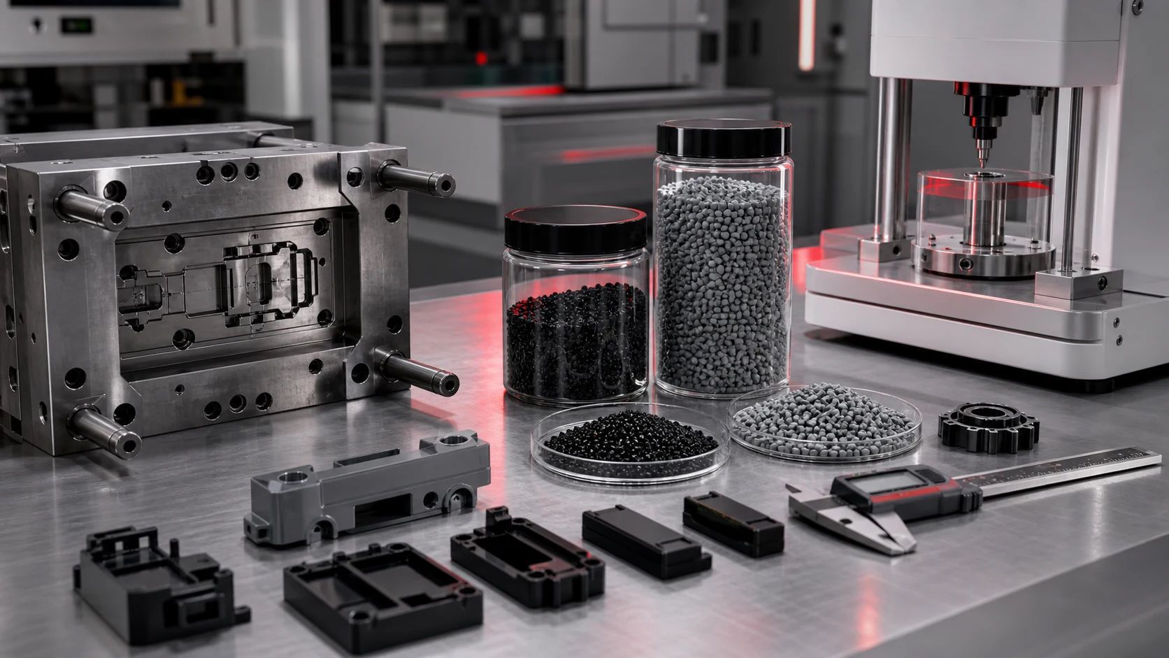 PCR material in injection moulding: why the prototype must validate real variability