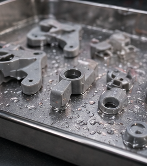 Dispositivo médico inyectado comparado con prototipo para validar comportamiento del material de registro